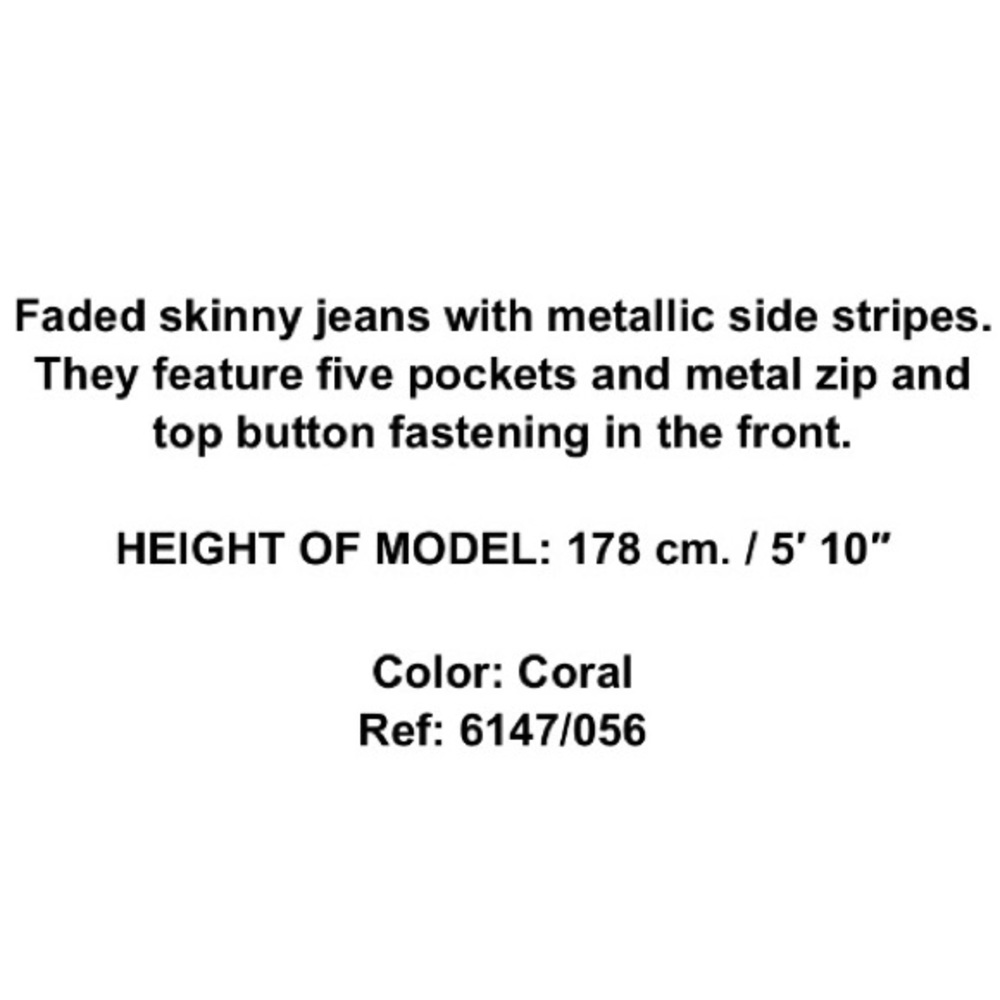 Zara Coral Jeans - Picture 7 of 8